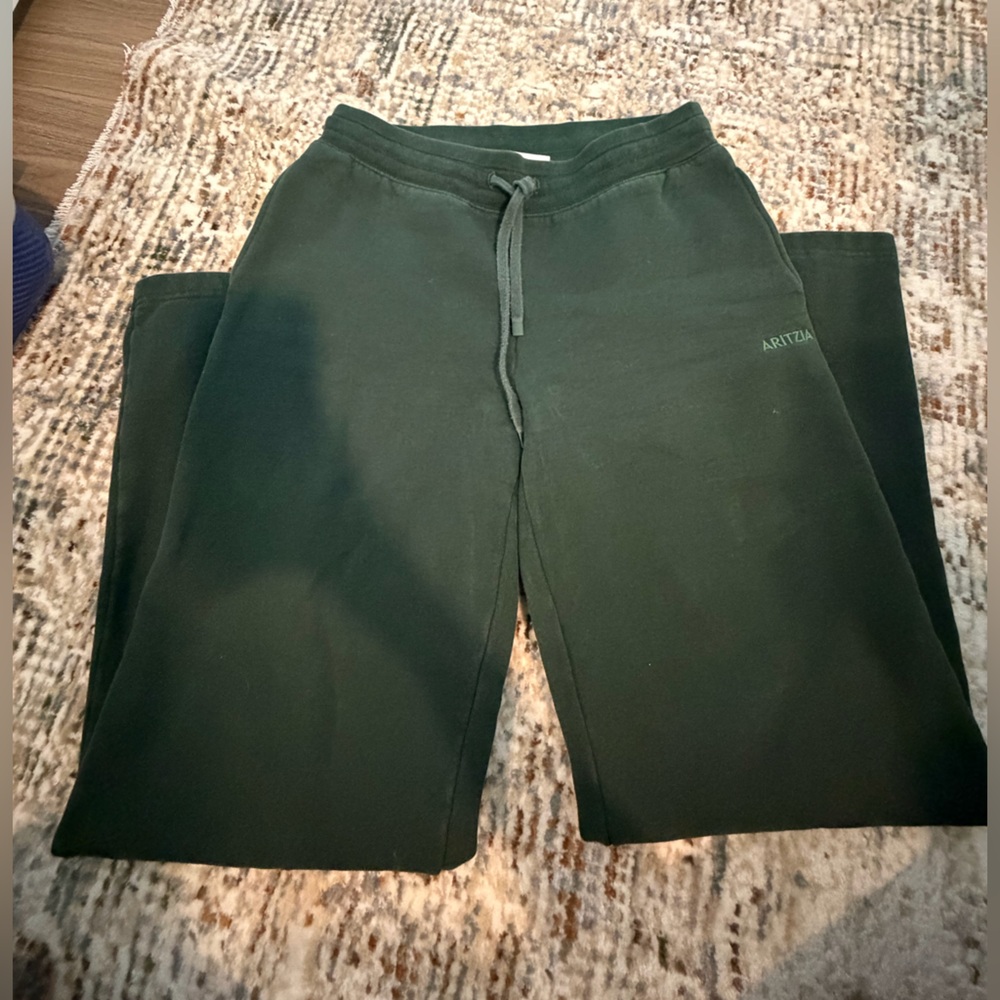 Aritzia Forest Green Sweatpants